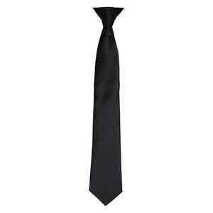 Premier Unisex Adult Satin Tie / Black